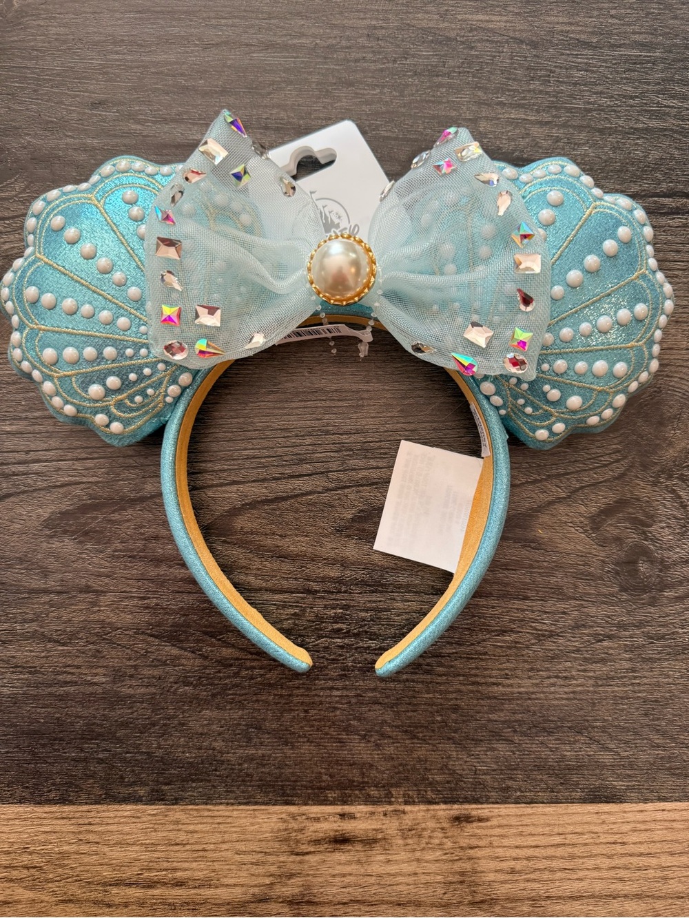 BaubleBar x Disney Minnie Mouse Ear Shell Headband The Little Mermaid
